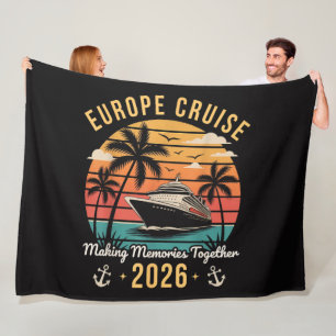 Cobertor De Velo Esquadrão de Cruzeiro pela Europa 2026 Férias de F