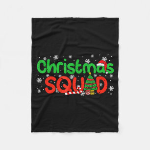 Cobertor De Velo Esquadrão de Natal Papai Noel Dabbing Elfo Família