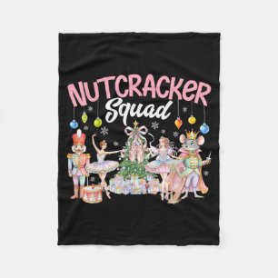 Cobertor De Velo Esquadrão de Nutcracker de Natal Ballet Família Co