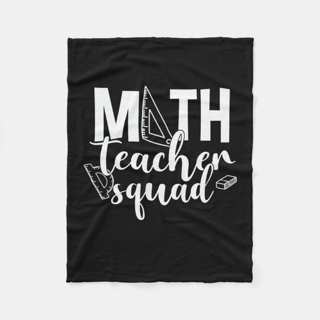 Cobertor De Velo Esquadrão de Professores de Matemática (Frente)