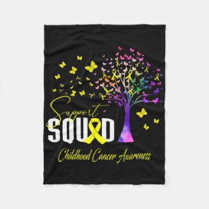 Cobertor De Velo Esquadrão De Suporte Para A Consciência Do Cancer