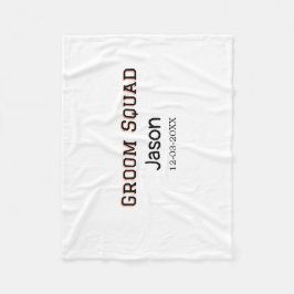 Cobertor De Velo Esquadrão do noivo padrinho despedida de solteiro 