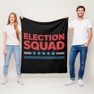 Cobertor De Velo Esquadrão Eleitoral Eleição 2024 Democrata Republi