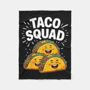 Cobertor De Velo Esquadrão engraçado do taco engraçado cinco de mai