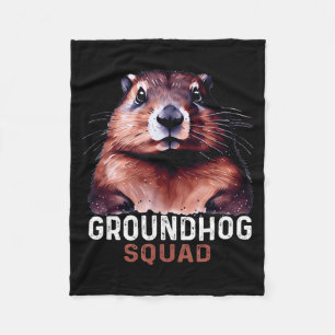 Cobertor De Velo Esquadrão Vintage Groundhog Amantes Engraçados Gro