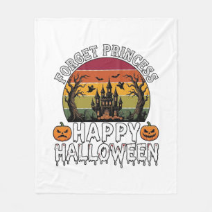 Cobertor De Velo Esqueça Princesa Feliz Halloween Casa Assombrada B