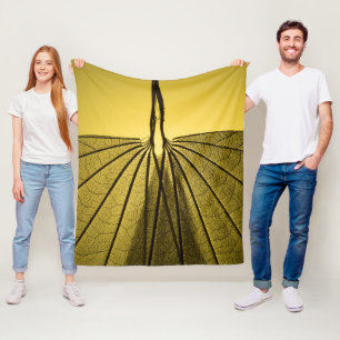 Cobertor De Velo Esqueleto da folha