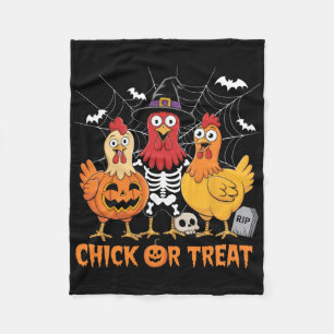 Cobertor De Velo Esqueleto de Frango Chick ou Treat Fazendeiro Dive