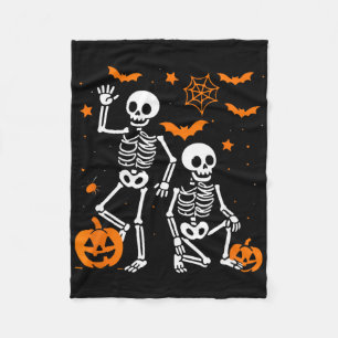 Cobertor De Velo Esqueleto engraçado anti-Trump de Halloween