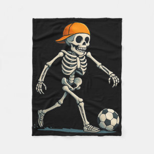 Cobertor De Velo Esqueleto Futebol Halloween Fantasia Preguiçosa En