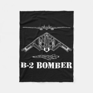 Cobertor De Velo Esquema de Aeronave Bombardeiro B-2 Militar Stealt