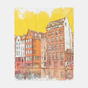 Cobertor De Velo Esquema de aquarela ou ilustração do tradicional a