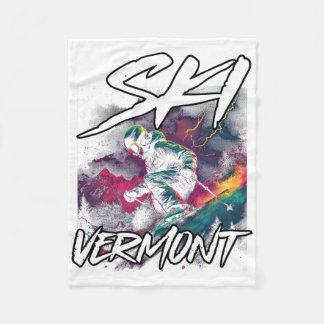 Cobertor De Velo Esqui Aventura de Esqui de Montanha em Vermont Esq