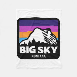 Cobertor De Velo Esqui da Família Snowboard do Big Sky Montana