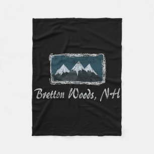 Cobertor De Velo Esqui de Inverno Vintage Bretton Woods New Hampshi