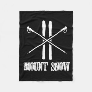 Cobertor De Velo Esqui de montanha na neve esquiador bastões de esq