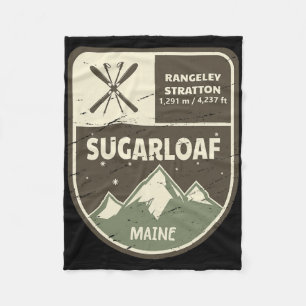 Cobertor De Velo Esqui Vintage Sugarloaf Maine