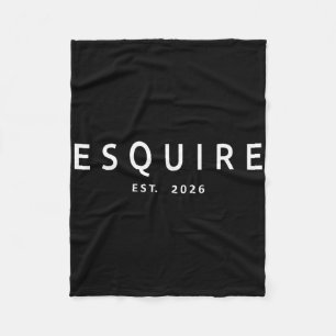 Cobertor De Velo Esquire Est. 2026 Advogado Procurador Graduado Fac