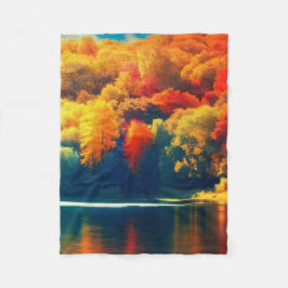 Cobertor De Velo Essa beleza nas folhas do outono