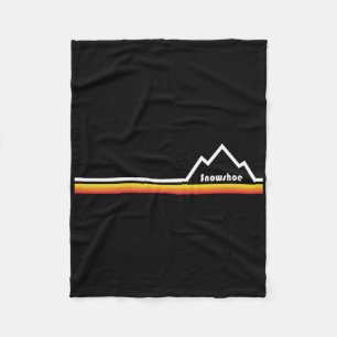 Cobertor De Velo Esskay Design Black Snowshoe