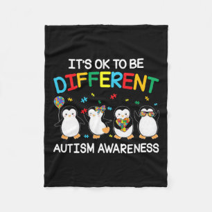 Cobertor De Velo Está bem ser diferente a consciência do autismo do