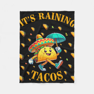 Cobertor De Velo Está Chovendo Tacos Comédia Amantes de Tacos Crian