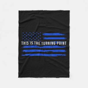 Cobertor De Velo Esta É A Camiseta Do Ponto De Inflexão Usa Bandeir