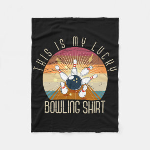 Cobertor De Velo Esta É A Minha Boliche Sortuda, Shirt Bowler, Pres