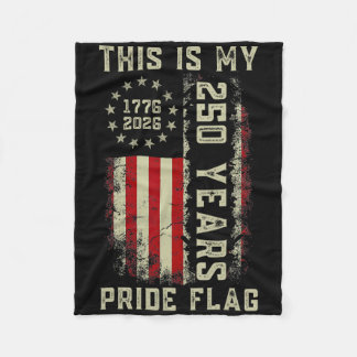 Cobertor De Velo Esta É Minha Bandeira do Orgulho 250 Anos 1776-202