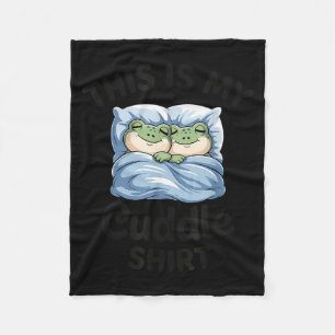 Cobertor De Velo Esta É Minha Camisa de Abraço Casal de Sapo Divert