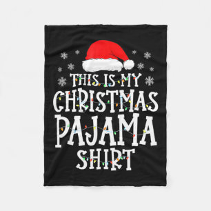 Cobertor De Velo Esta é Minha Camisa de Natal Divertida Família Cor