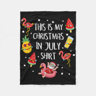 Cobertor De Velo Esta É Minha Camisa De Natal Em Julho Xmas Verão F