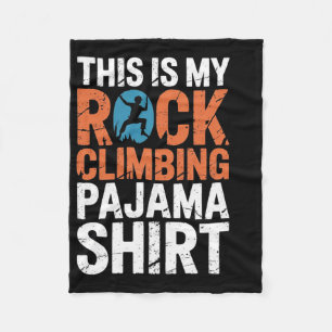 Cobertor De Velo Esta é Minha Camisa de Pijama de Escalada de Rocha