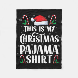 Cobertor De Velo Esta É Minha Camisa de Pijama de Natal Camisas de