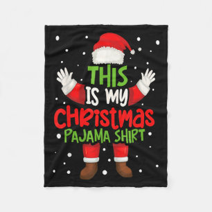 Cobertor De Velo Esta é Minha Camisa de Pijama de Natal Engraçada d