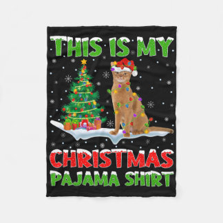 Cobertor De Velo Esta é Minha Camisa de Pijama de Natal Natal