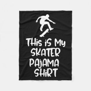 Cobertor De Velo Esta é Minha Camisa de Pijama de Skate Para Skatis