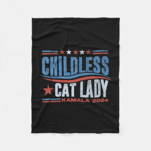 Cobertor De Velo Esta Mulher De Gato Sem Crianças Está Votando A El