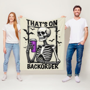 Cobertor De Velo Está no Backorder Halloween Pharmacy Tech