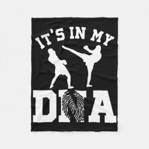Cobertor De Velo Está No Meu Dna Presentes de Kickboxing