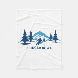 Cobertor De Velo Estação de esqui Bridger Bowl Montana Esqui Esquia