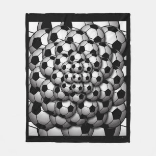 Cobertor De Velo Estação de Futebol Fleece Blanket