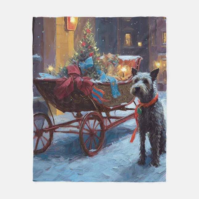 Cobertor De Velo Estação Festiva de Natal Chesapeake (Frente)