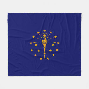 Cobertor De Velo Estado de Indiana Flag Design