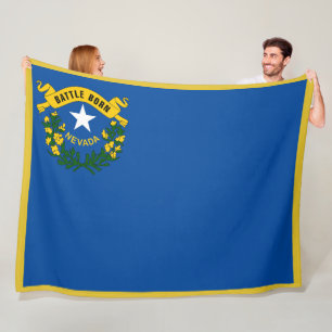 Cobertor De Velo Estado de Nevada Flag Impressão Patriotc