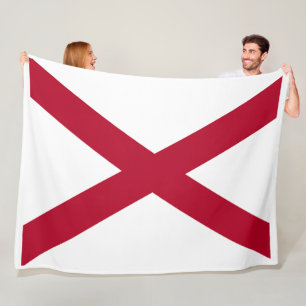 Cobertor De Velo Estado do Alabama Flag Impressão Patriotc