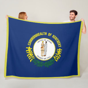 Cobertor De Velo Estado do Kentucky Flag Impressão Patriotc