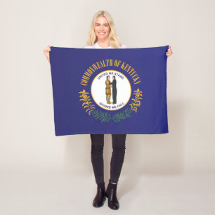 Cobertor De Velo Estado Flag do Kentucky, EUA