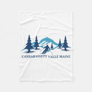 Cobertor De Velo Estância de esqui Carrabett Valley Maine Esqui Esq