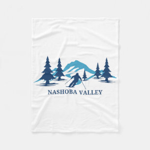 Cobertor De Velo Estância de esqui Nashoba Valley Machusetts Esqui 